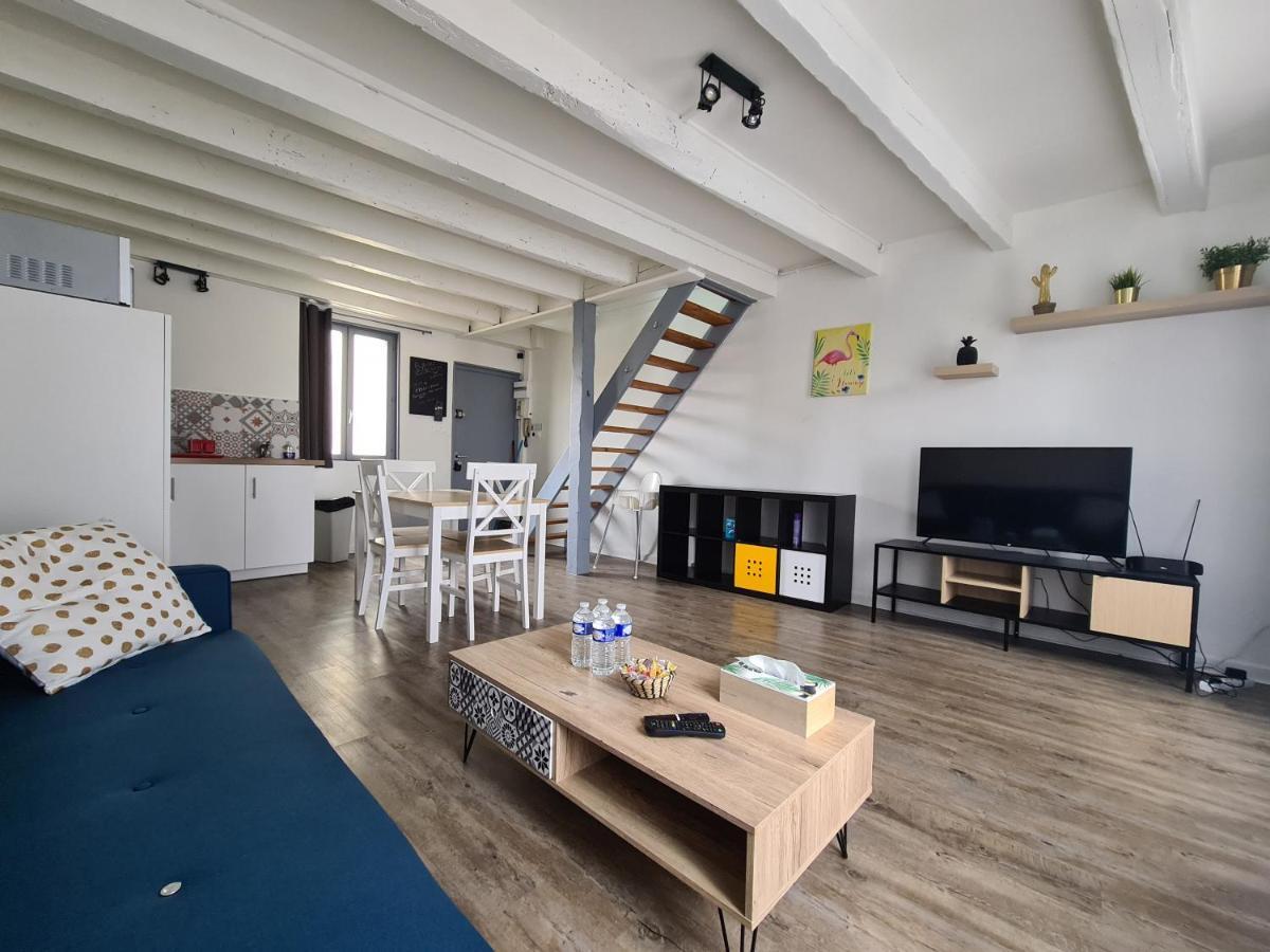 Апартаменти Les Cosy De Nancy - Le Duplex Aux Flammants Roses - 4Etoiles Екстер'єр фото